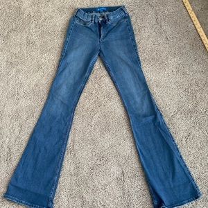 High rise flare jeans